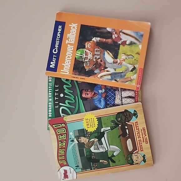 Lot of 3 Sports Related Books for Grades 2nd & 3rd. Signed Copy of Little Rhinos - Picture 1 of 9